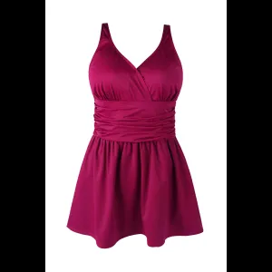 Vestido de Baño Floral Talla Grande