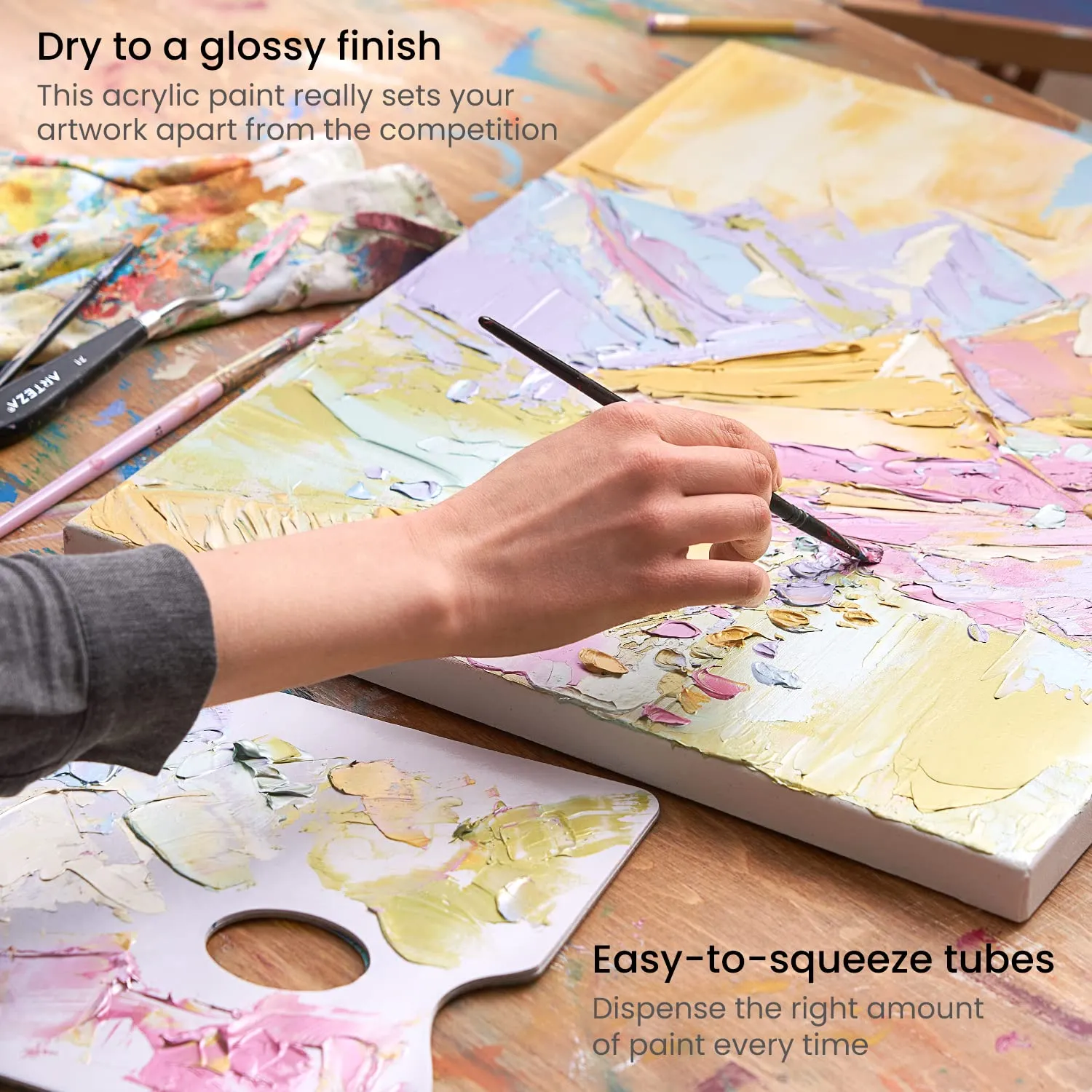 arteza-pastel-acrylic-paint-set-of-8-metallic-tones-4-06-fl-oz-tubes-high-viscosity-water-based-paint-glossy-finish-art-supplies-for-painting-paper-canvas-wood-and-fabric-and-diy-p