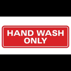 Panneau Lavage des Mains Seulement - Grand