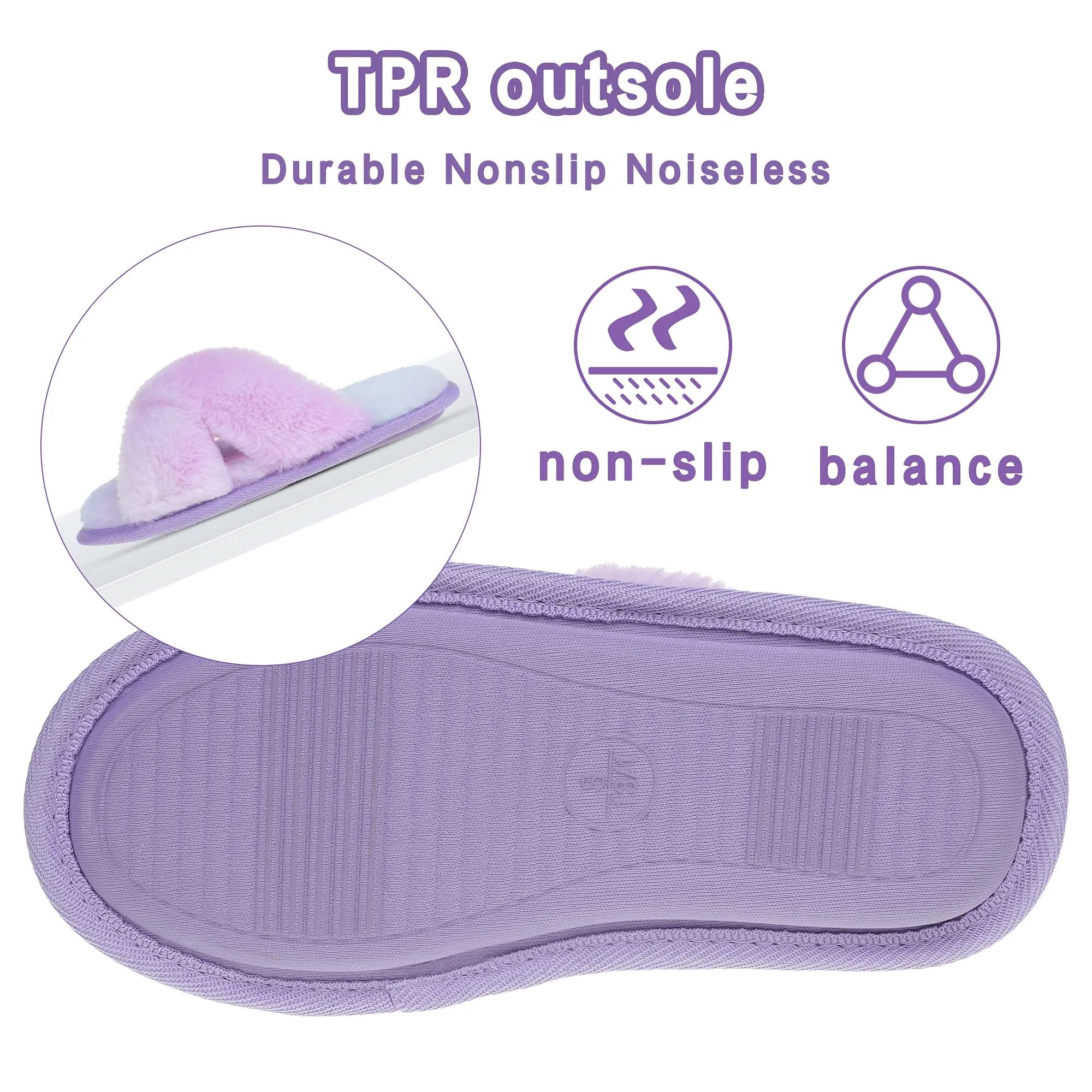 shoeslocker-girls-cross-band-slippers-open-toe-tie-dye-plush-house-slippers-nonslip-casual-slippers