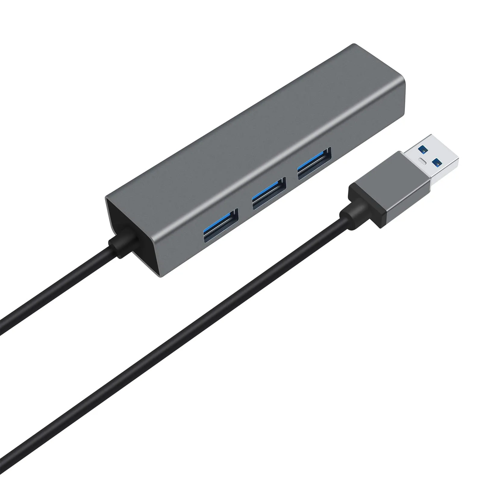 dtech-3-port-usb-to-ethernet-adapter-usb-3-0-hub-10-100-1000-mbps-gigabit-wired-network-cable-converter-for-laptop-notebook-desktop-computer-keyboard-router-modem-internet