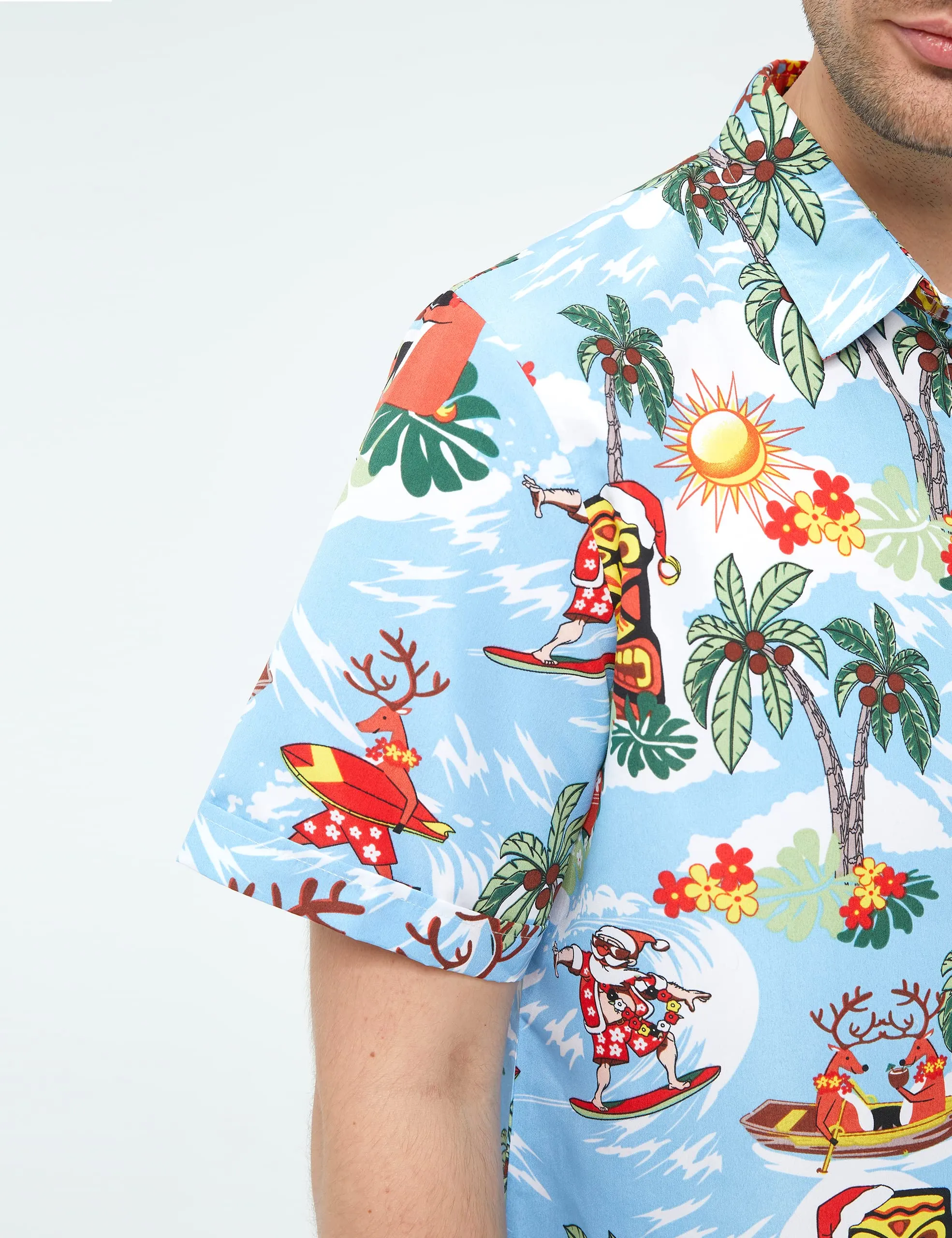 sslr-men-s-santa-claus-party-tropical-ugly-hawaiian-christmas-shirts