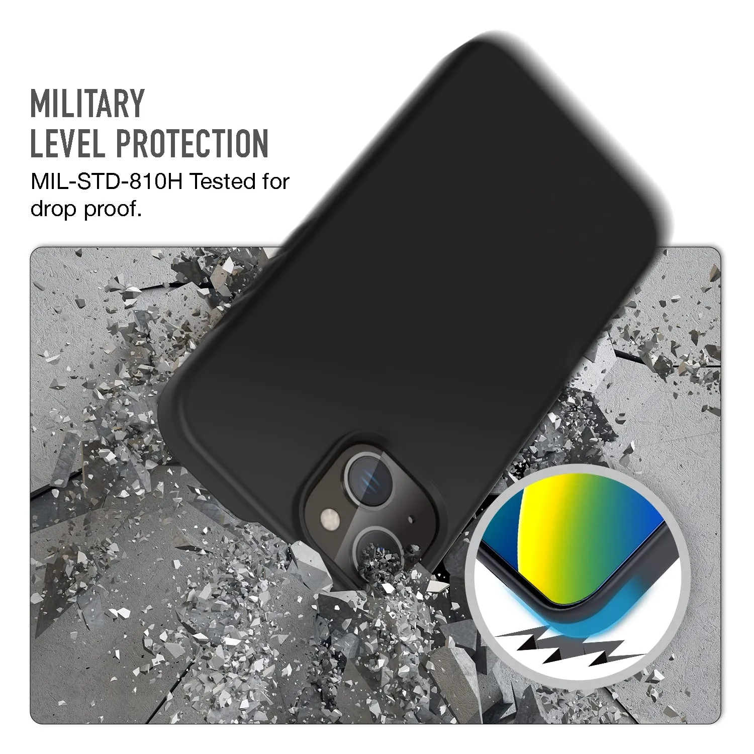 trianium-4-in-1-designed-for-iphone-14-plus-case-silicone-black-with-3-pack-screen-protector-bundle-protection-kit-hd-tempered-glass-slim-cover-6-7-inch-2022