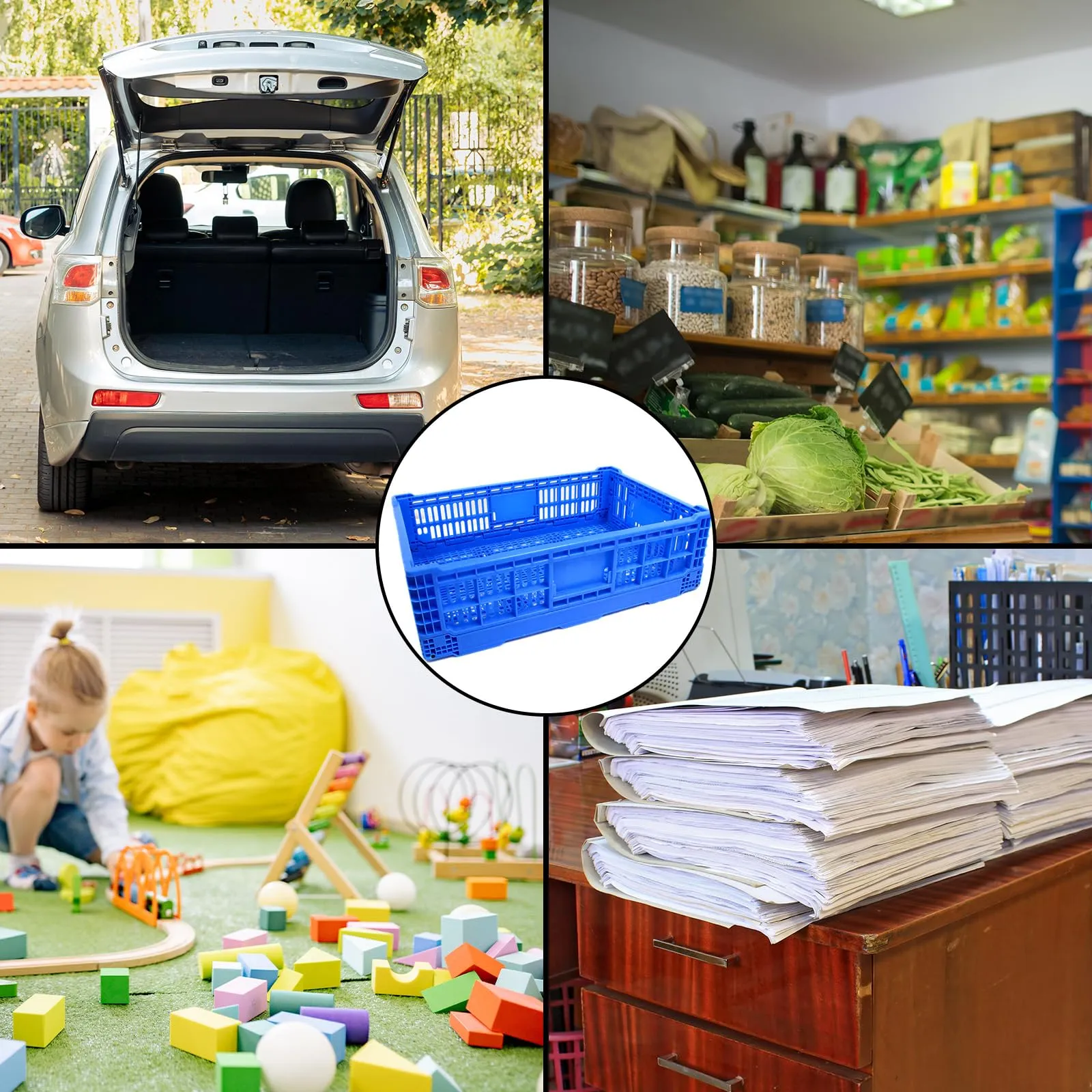 large-storage-crate-blue-plastic-storage-baskets-collapsible-folding-storage-spacious-bins-43-liter-transfer-container-indoor-and-outdoor-storage-for-various-items-23-6-l-x-15-7-w