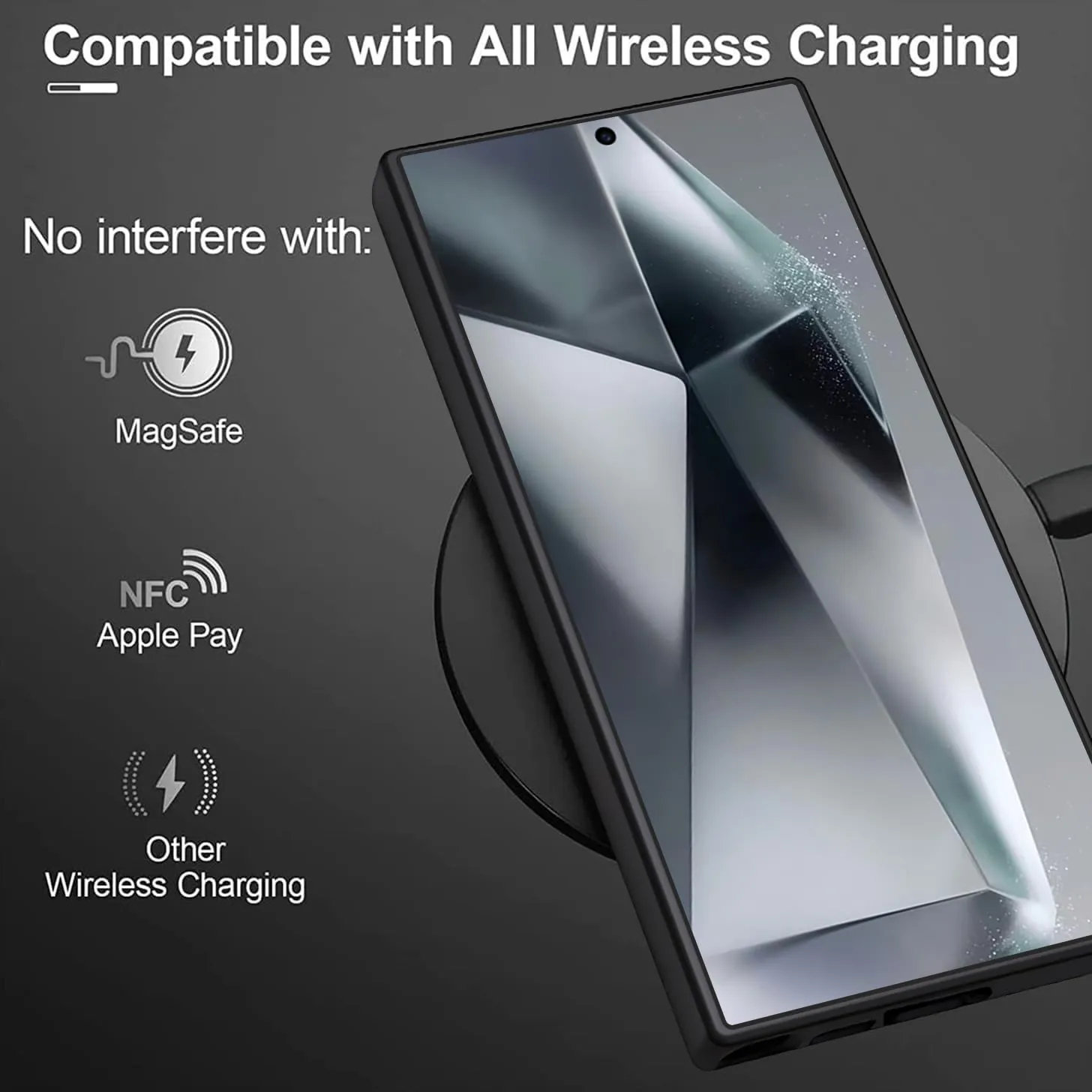 t-tersely-liquid-silicone-case-for-samsung-galaxy-s24-ultra-6-8-inch-suitable-for-wireless-charger-shockproof-scratch-soft-case-cover-with-liquid-silicone-rubber-skin-black