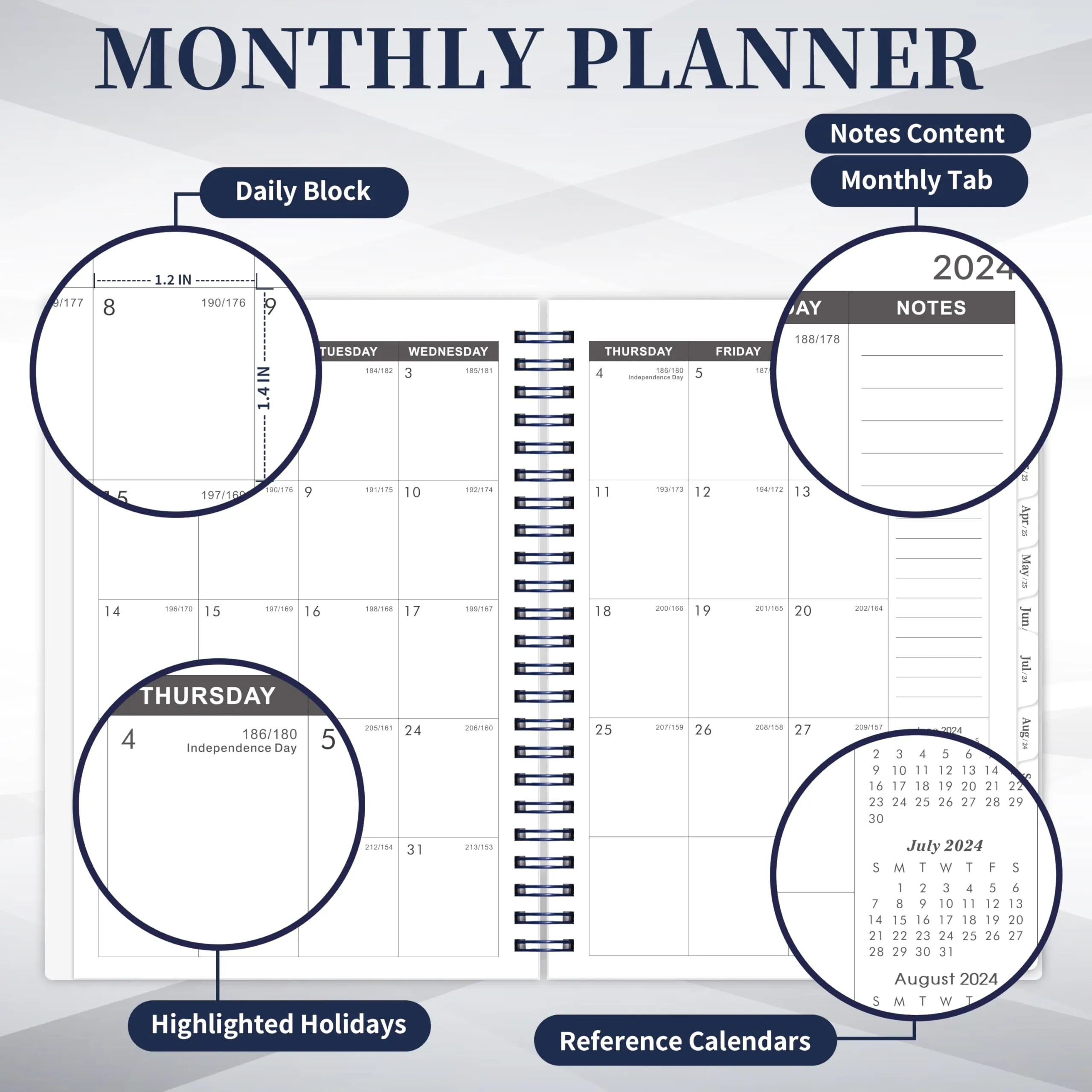 2024-2029-monthly-planner-calendar-jul-2024-jun-2029-5-year-monthly-planner-with-tabs-6-4-x-8-5-60-monthly-planner-two-side-pocket-9-notes-pages-suitable-for-long-term-planning-blu
