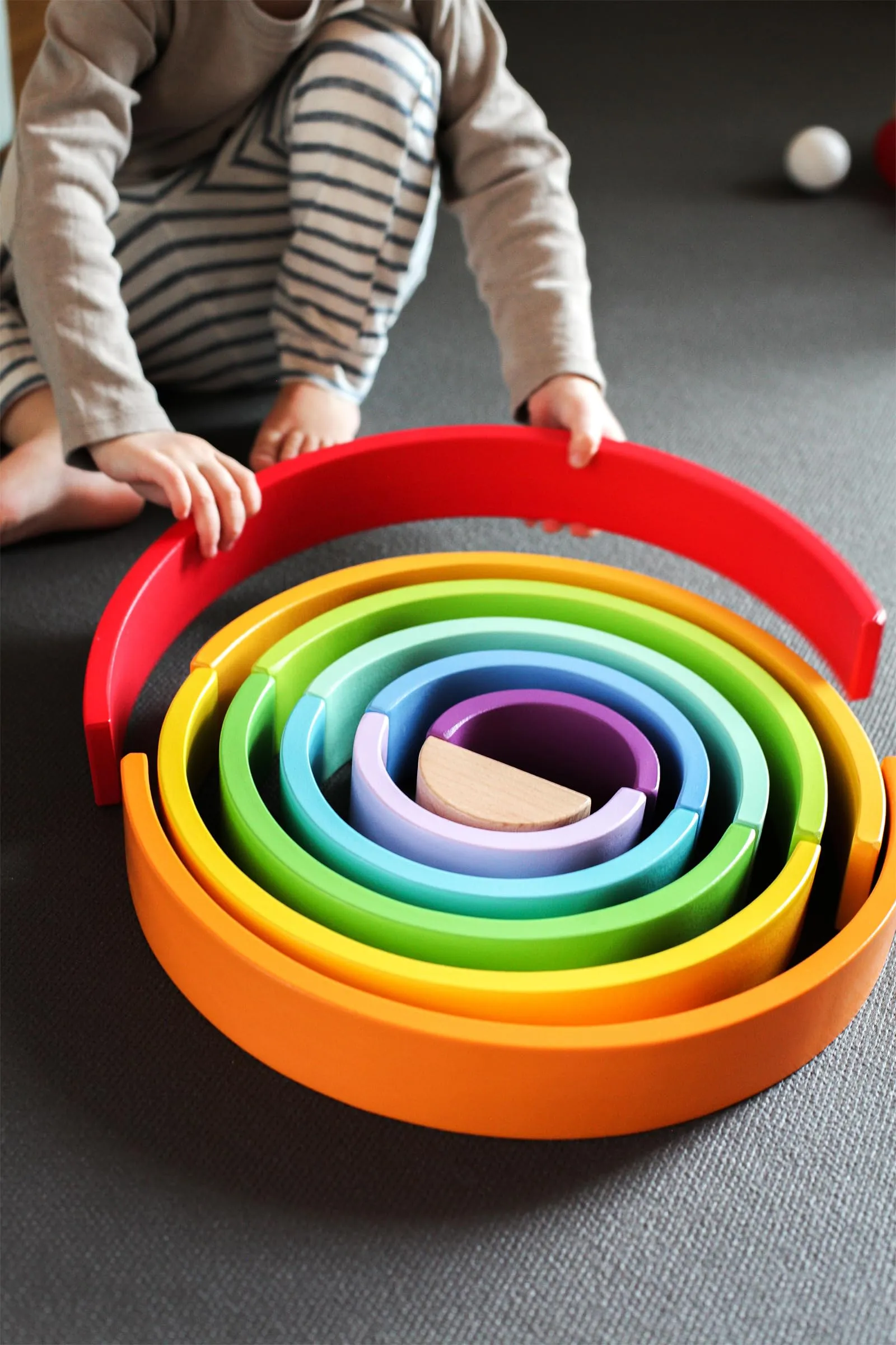 small-foot-wooden-rainbow-building-blocks-with-balls-xl-educational-15-x-9-x-2-inch-wooden-toy-building-block-for-toddlers-12-months