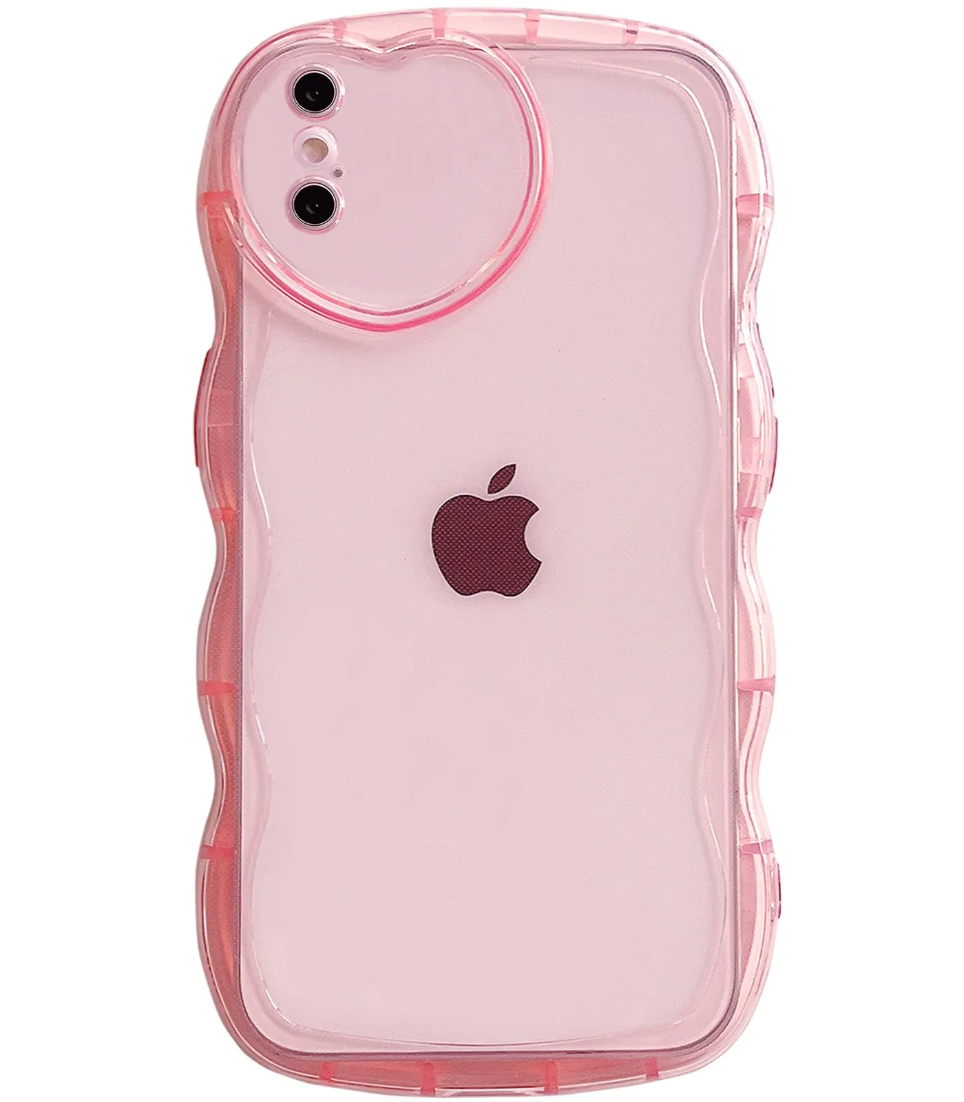 qokey-compatible-with-iphone-xs-max-case-6-5-cute-clear-love-case-love-heart-camera-frame-wavy-edge-transparent-full-protection-soft-tpu-shockproof-sturdy-phone-case-cover-for-wome