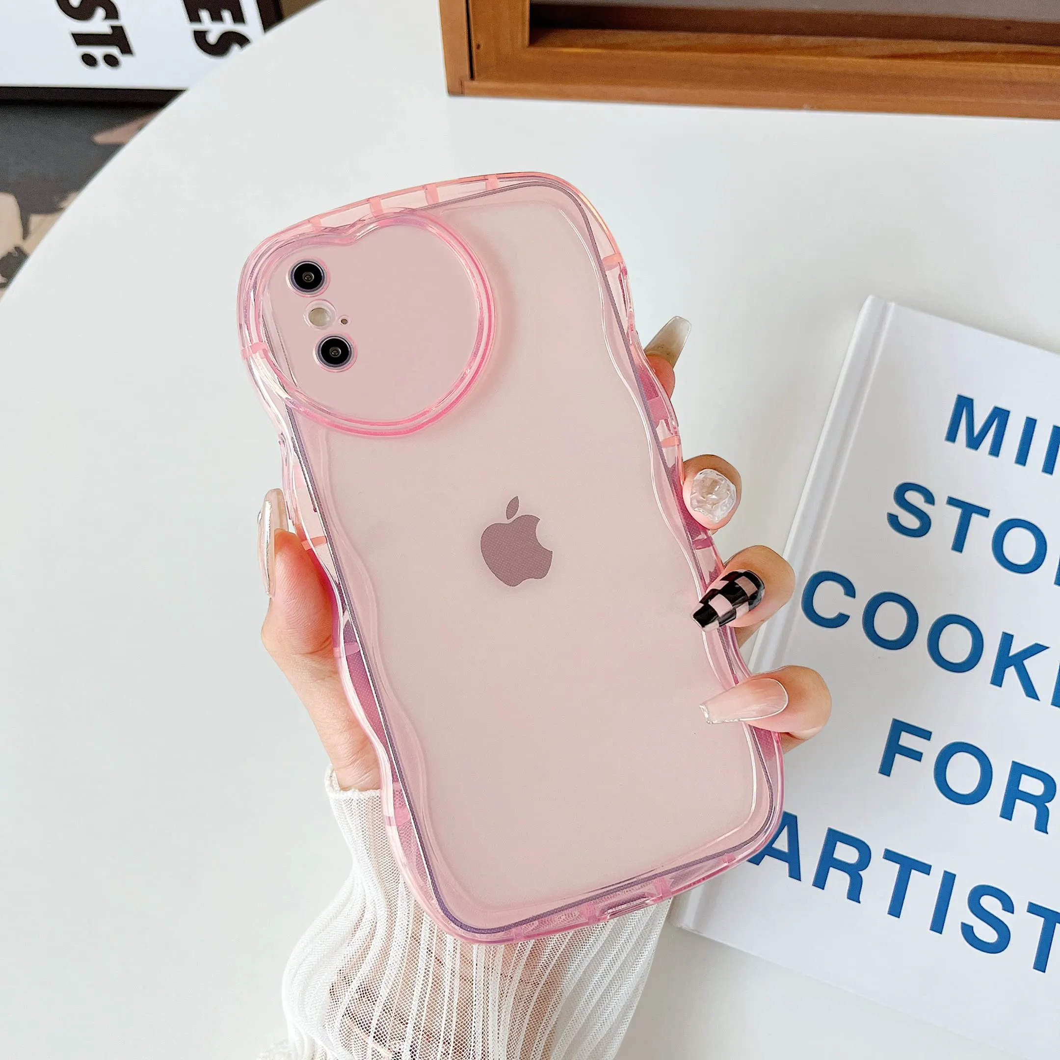 qokey-compatible-with-iphone-xs-max-case-6-5-cute-clear-love-case-love-heart-camera-frame-wavy-edge-transparent-full-protection-soft-tpu-shockproof-sturdy-phone-case-cover-for-wome