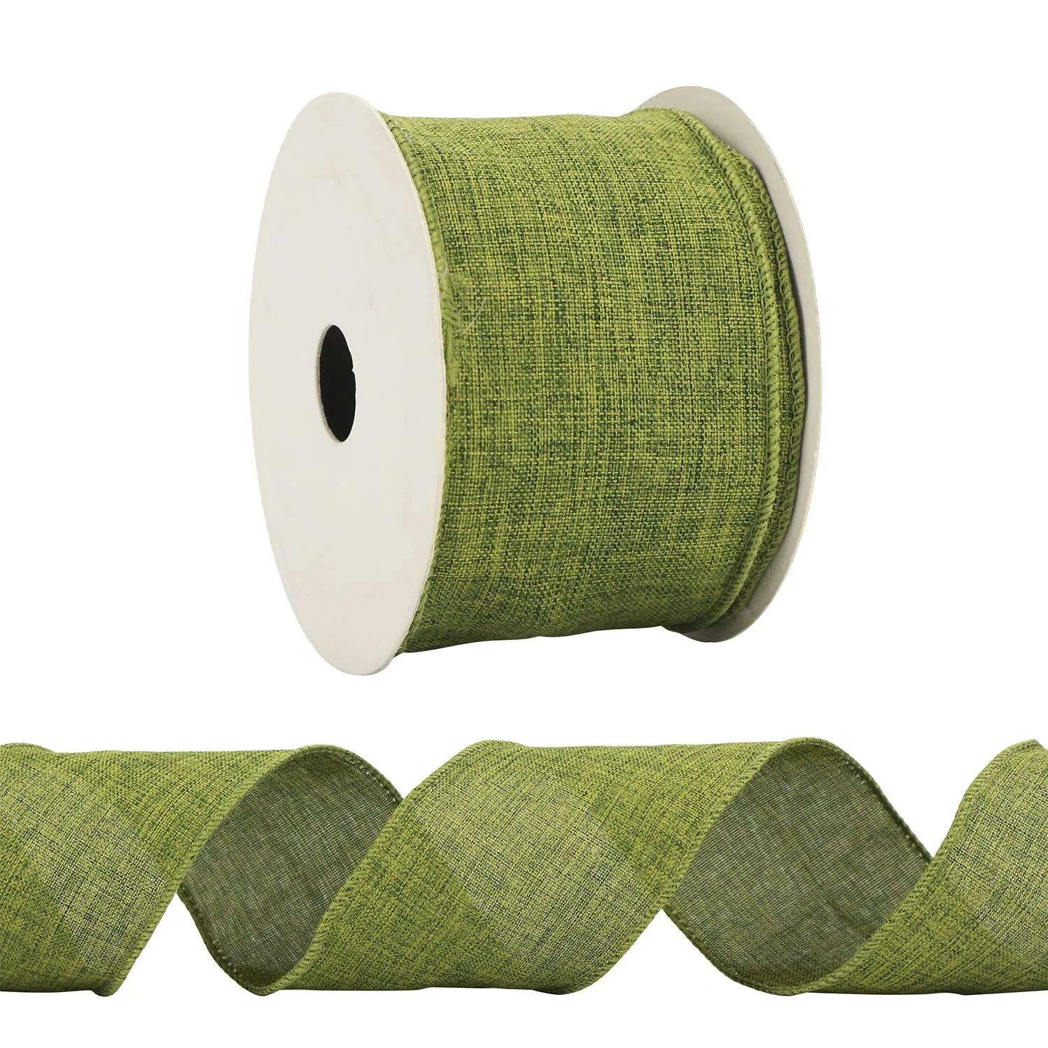meedee-sage-ribbon-sage-burlap-ribbon-sage-wired-ribbon-green-burlap-ribbon-2-5-inch-wired-edge-ribbon-perfect-for-fall-wreaths-floral-bouquet-gift-wrapping-swag-staircase-crafts-d