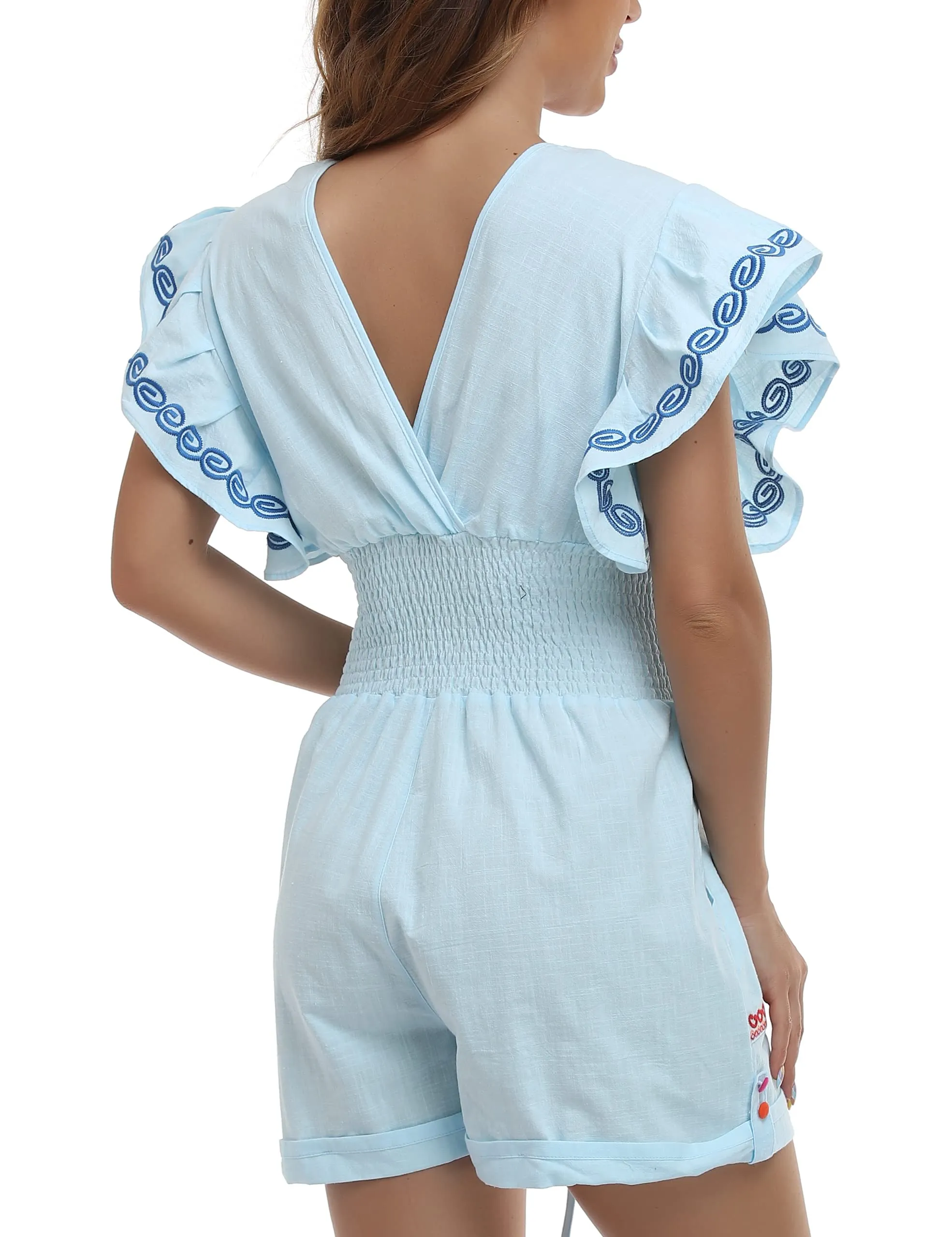 yzxdorwj-women-s-mexican-short-romper-typical-embroidered-floral-v-neck-butterfly-sleeve-jumpsuit