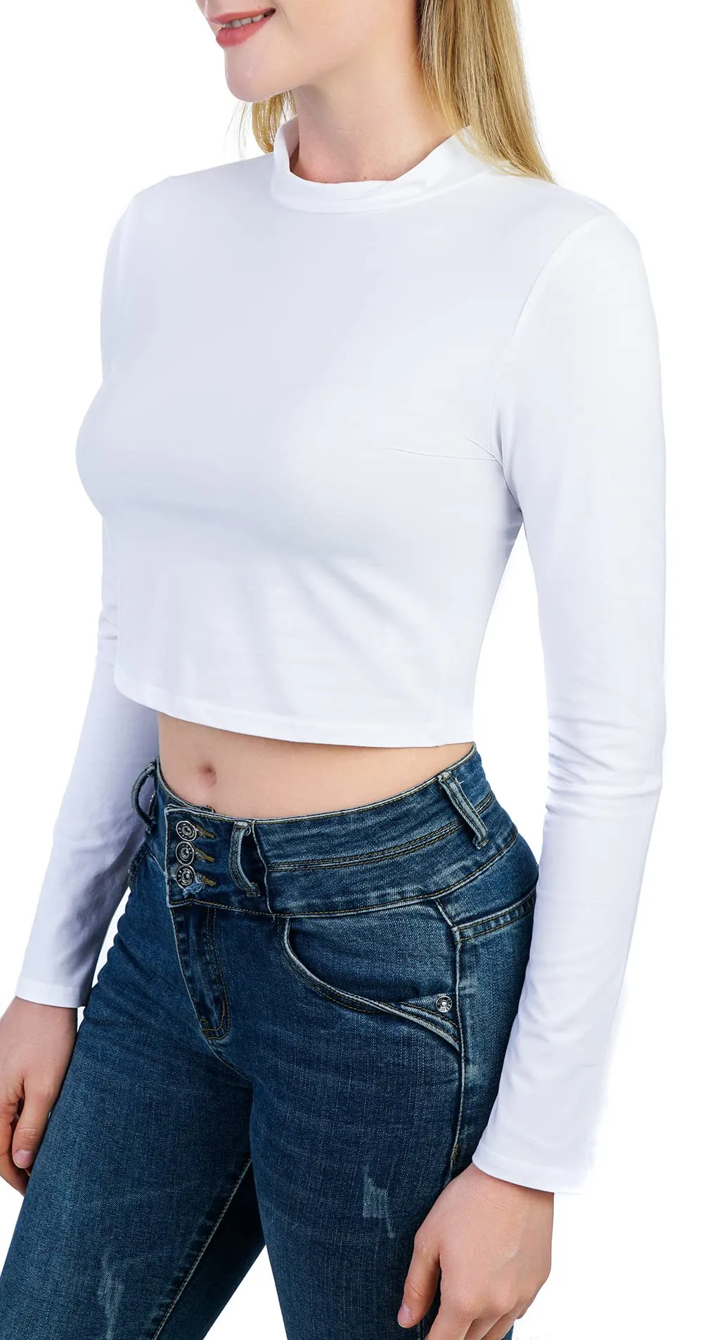 artivaly-women-s-basic-long-sleeve-mock-neck-slim-fit-crop-top-tee