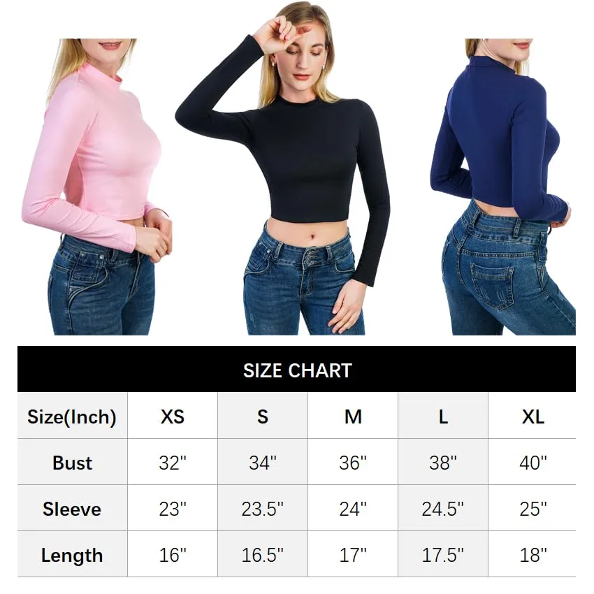 artivaly-women-s-basic-long-sleeve-mock-neck-slim-fit-crop-top-tee