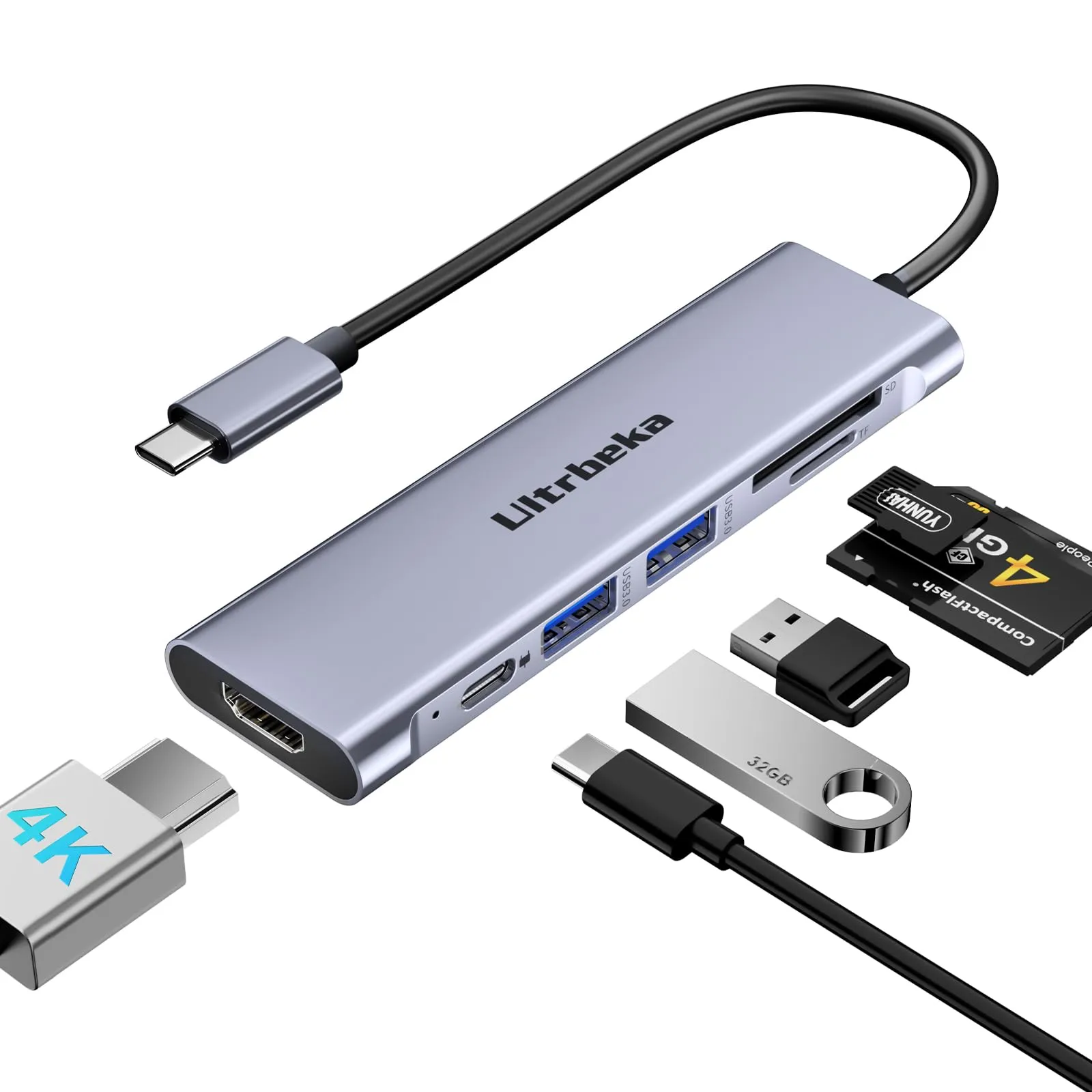 usb-c-hub-7in1-usbc-hub-4k-hdmi-multiport-adapter-tf-sd-card-reader-2-powered-usb-a-3-0-5gbps-100w-pd-dongle-adapter-usb-c-extender-compatible-for-type-c-ports-laptop-macbook-pro-a