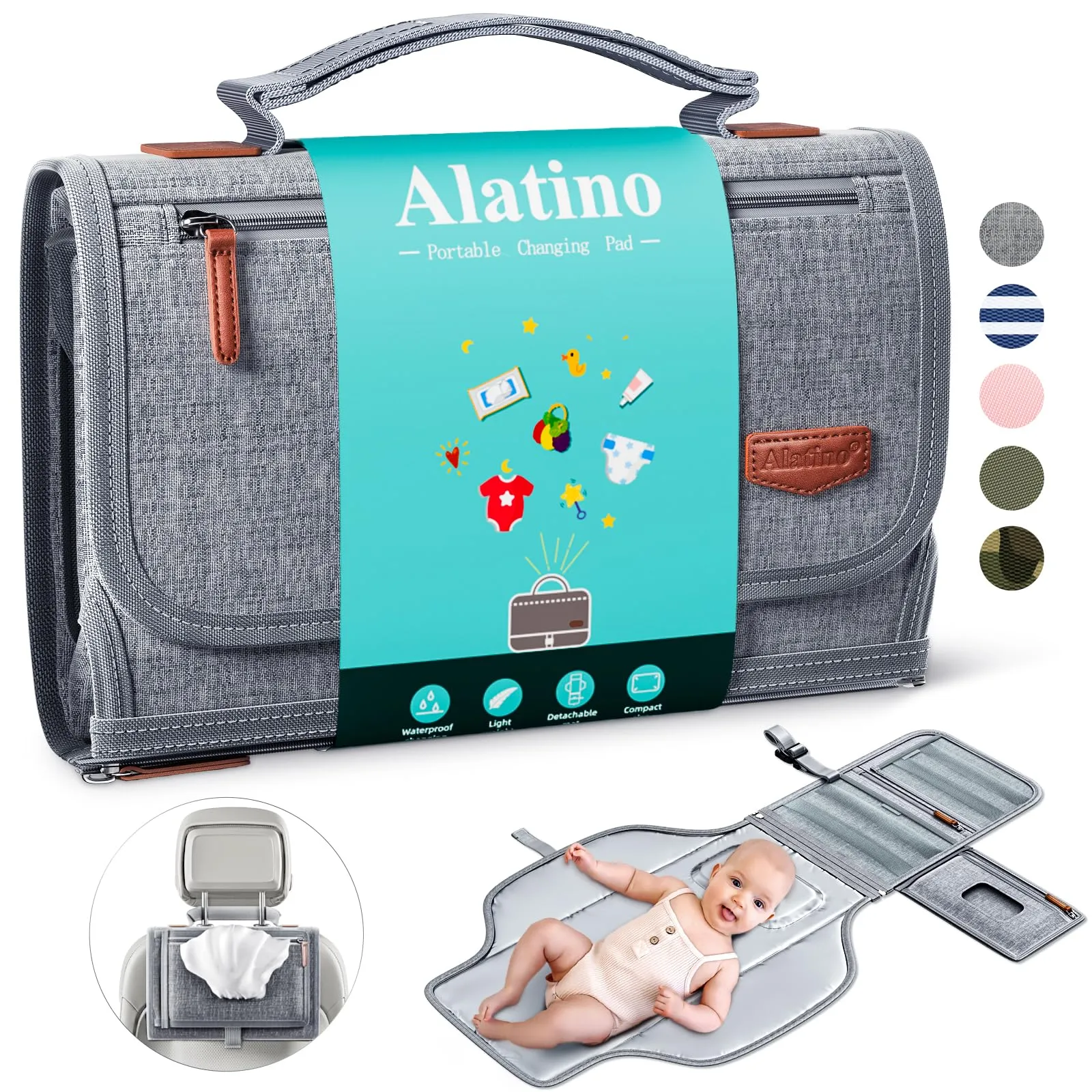 portable-diaper-changing-pad-for-baby-detachable-travel-changing-pad-with-baby-wipes-pocket-gifts-for-baby-shower-newborn-girls-and-boys-grey