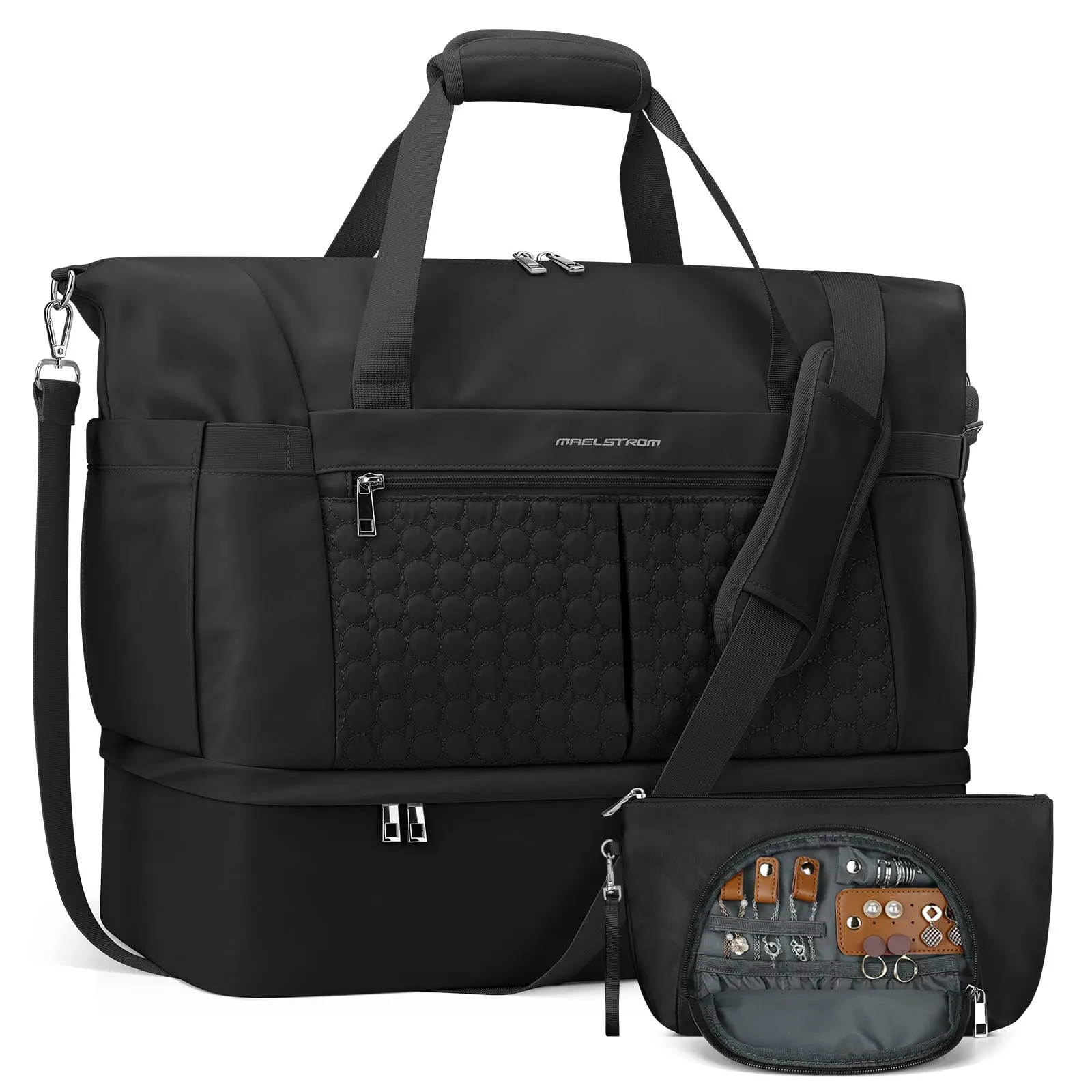 maelstrom-gym-bag-for-women-40l-travel-duffel-bag-with-shoes-compartment-waterproof-sport-gym-tote-bags-swimming-yoga