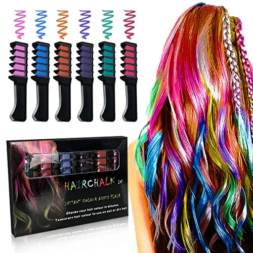 hair-chalk-6-pcs-temporary-hair-chalk-comb-hair-dye-for-halloween-celebration-make-up-party-cosplay-and-diy-non-toxic-and-easily-washable-adults-hair-chalk
