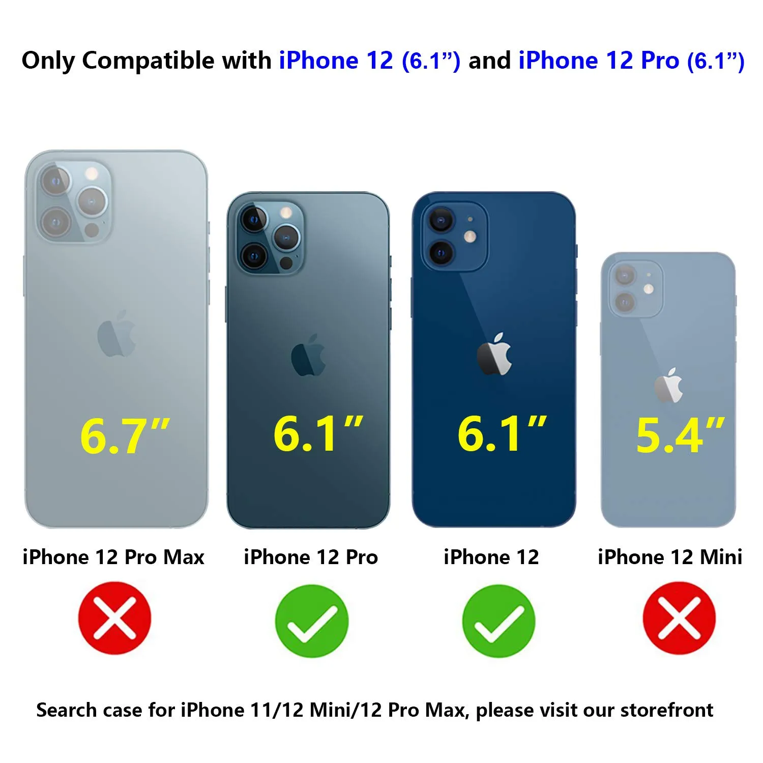 jiaxiufen-clear-case-compatible-with-iphone-12-iphone-12-pro-case-with-flowers-for-girls-women-shockproof-glitter-floral-pattern-hard-back-cover-phone-case-for-iphone-12-12-pro-6-1-daisy-white