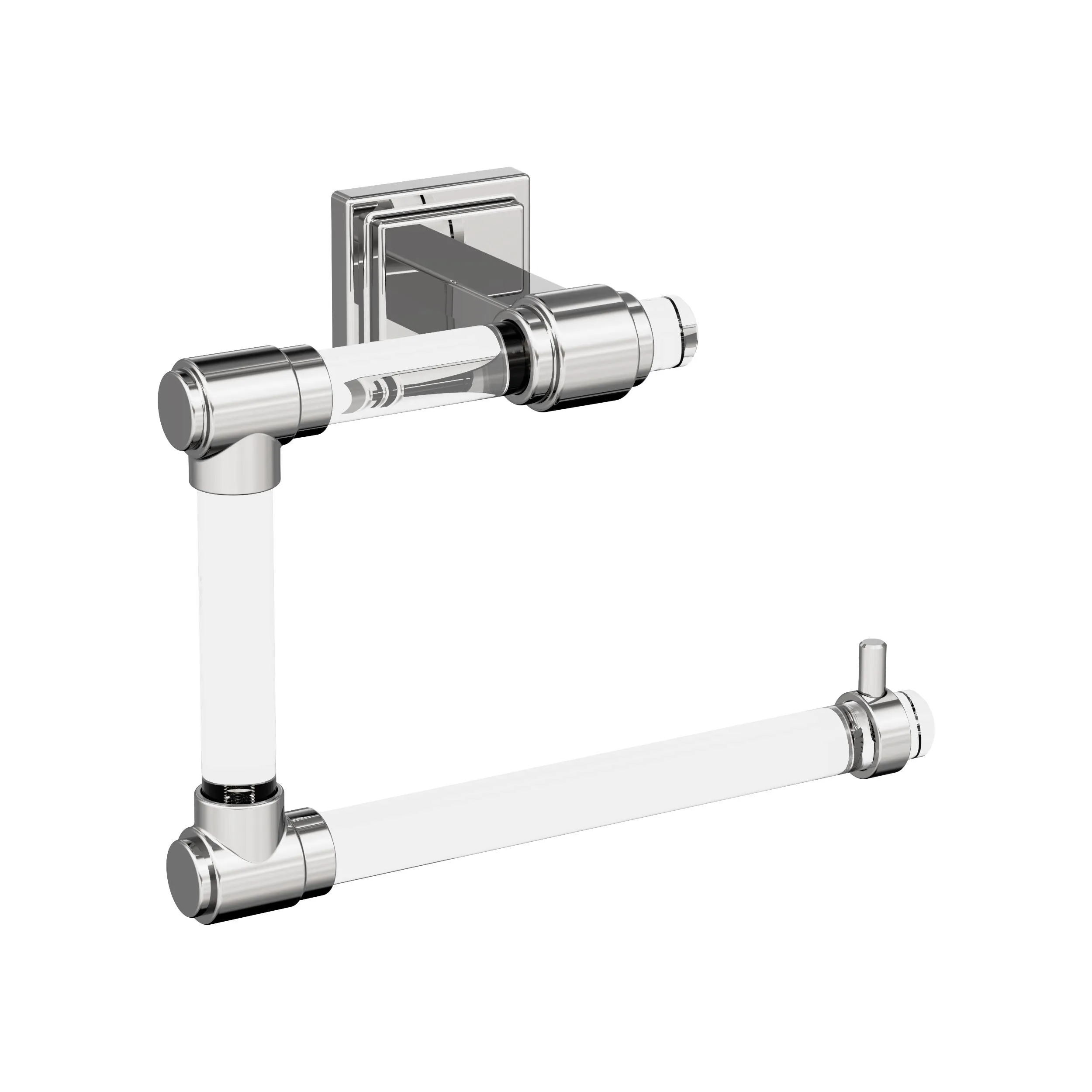 amerock-bh36062c26-clear-chrome-towel-ring-5-7-16-in-138-mm-length-towel-holder-glacio-hand-towel-holder-for-bathroom-wall-small-kitchen-towel-holder-bath-accessories