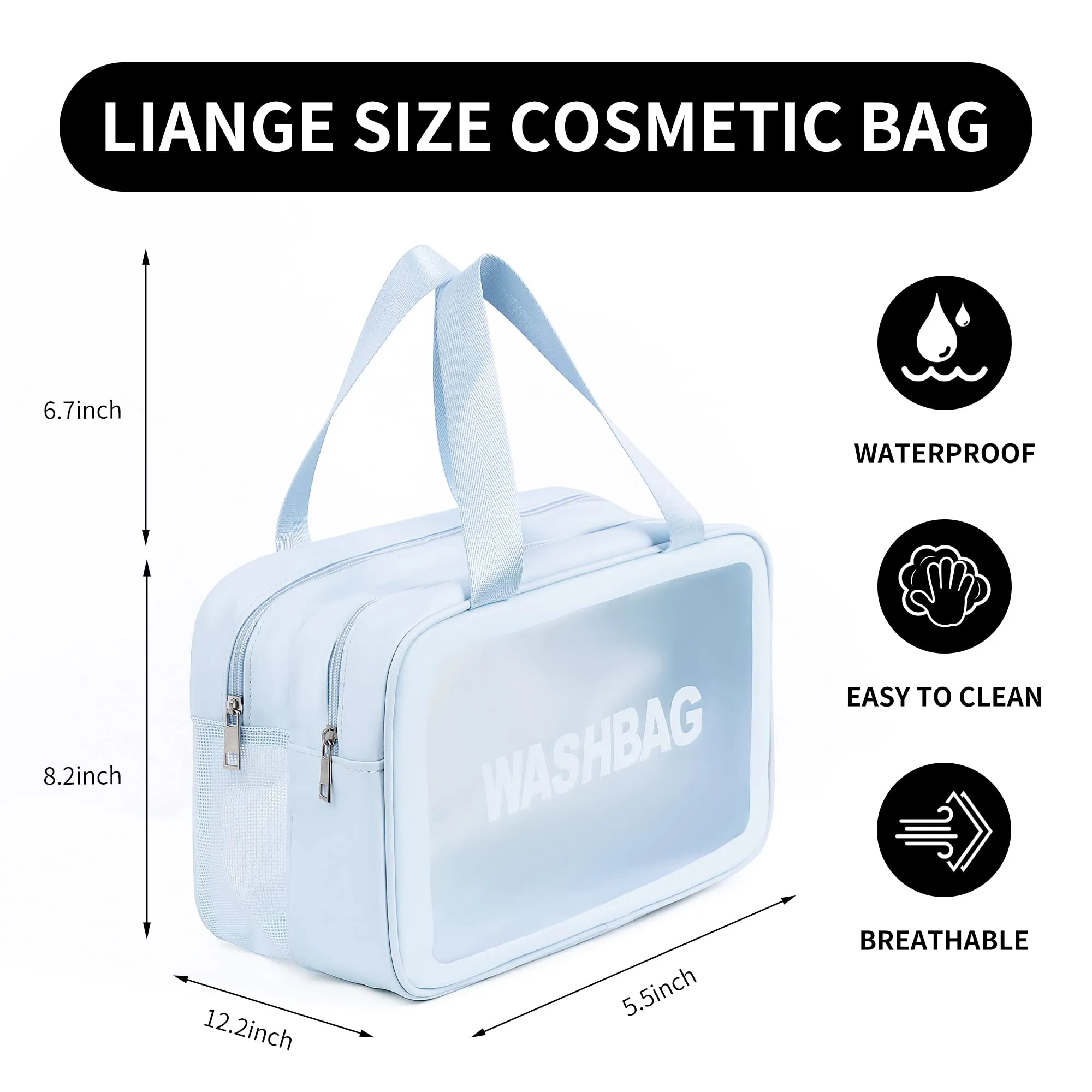 translucent-wash-toiletry-bag-pvc-waterproof-makeup-bag-large-clear-travel-toiletry-organizer-bag-waterproof-draining-clear-makeup-bag-tote-bag-large-capacity-clear-cosmetic-bag-blue