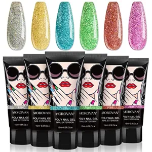 Morovan 6-Color Poly Gel Kit