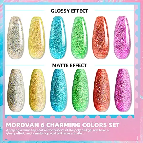 morovan-poly-gel-kits-6-colors-poly-nails-builder-gel-kits-for-extension-kit-professional-poly-nail-gel-kits-starter-kit-for-art-nail-beginners-the-choice-of-poly-gel-nail-kit-diy