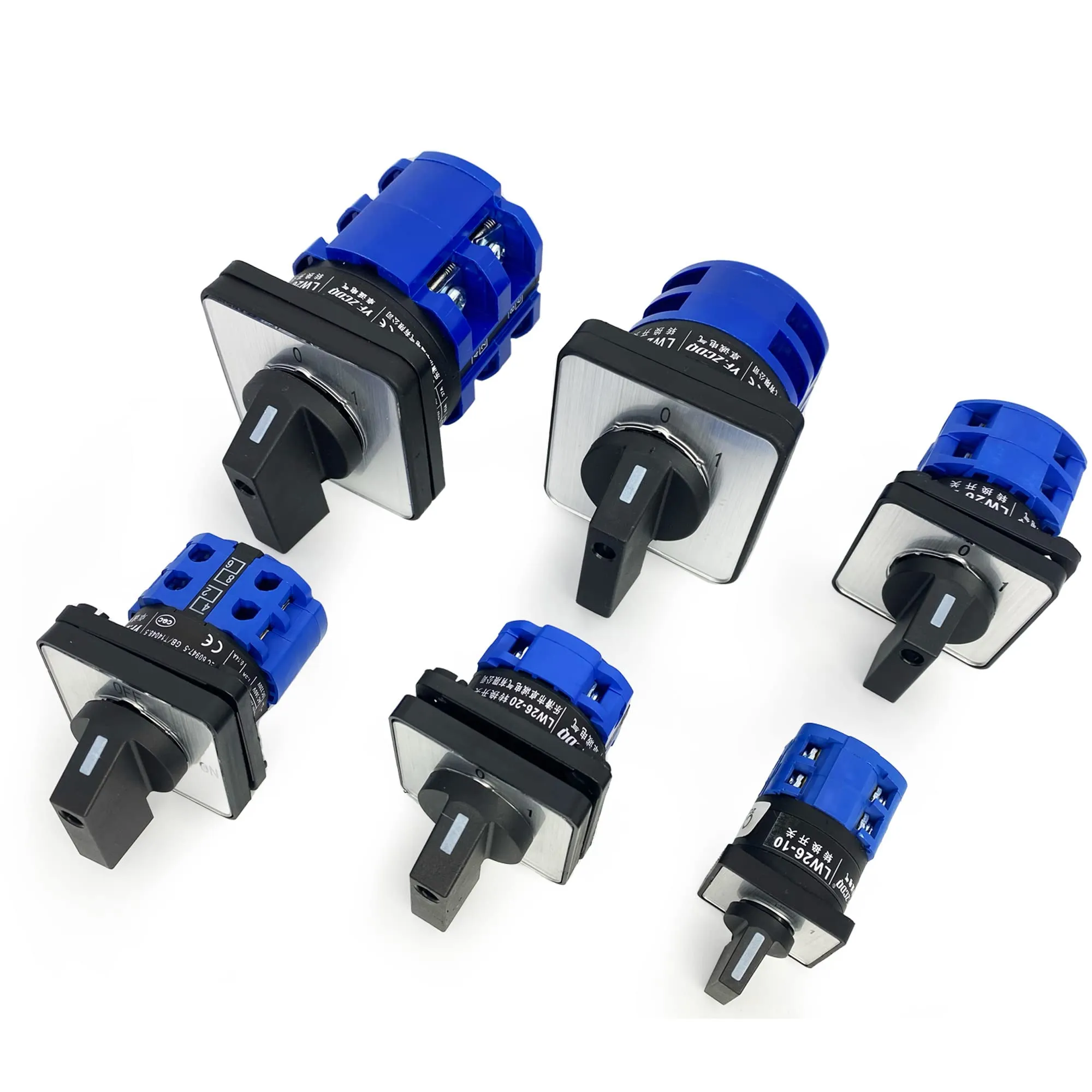 lepevney-changeover-switch-universal-rotary-cam-selector-latching-switches-2-positions-8-terminals-lw26-32-c04-2-660v-32a-black-blue