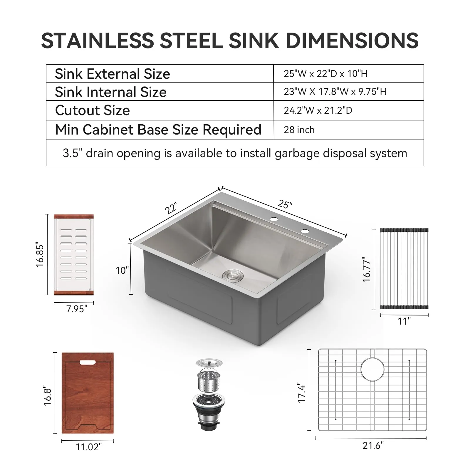 lordear-drop-in-kitchen-sink-25-inch-stainless-steel-drop-in-workstation-sinks-16-gauge-ledge-workstation-25x22-drop-in-topmount-single-bowl-kitchen-sink-with-accessories