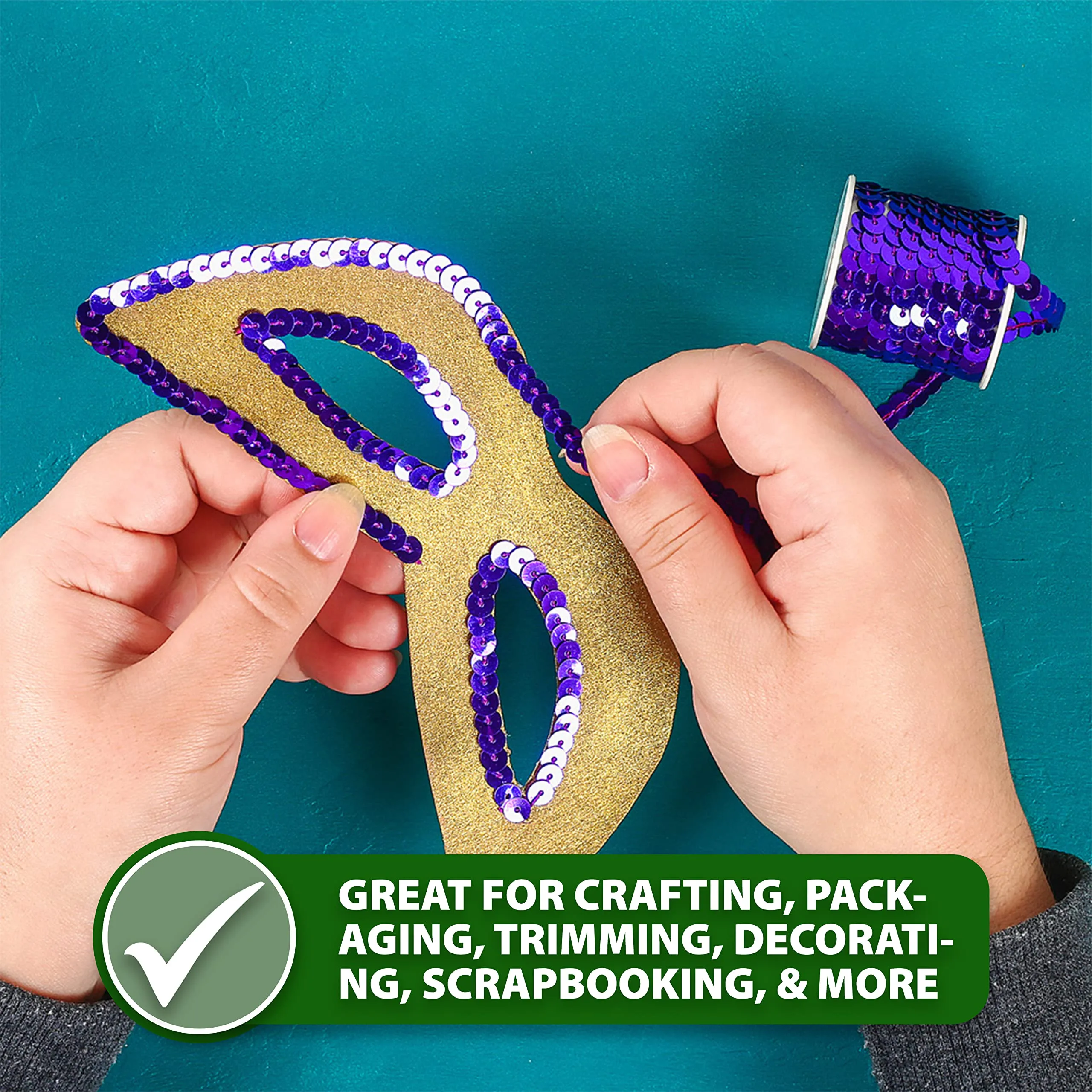 mandala-craft-6mm-flat-sequin-strip-yellow-sequins-on-a-roll-yellow-sequin-trim-by-the-yard-100-yds-string-metallic-sequin-strand-for-crafts-sequin-fringe-sewing