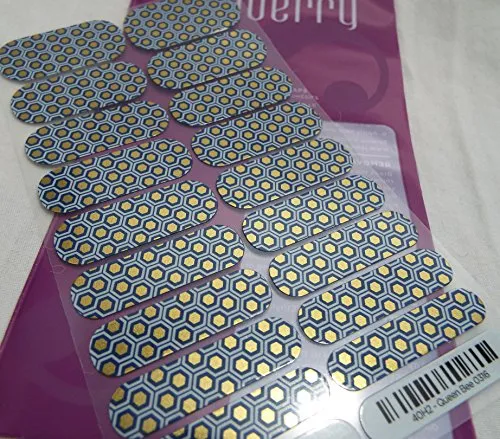 jamberry-queen-bee-0316-40h2-nail-wrap-full-sheet