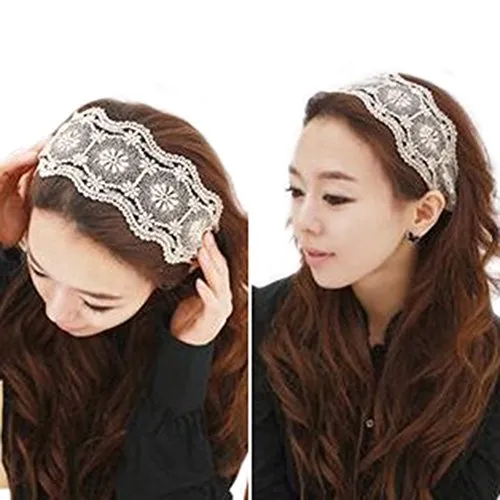 polytree-4pcs-vintage-women-s-lace-wide-headband-hair-band-headwraps