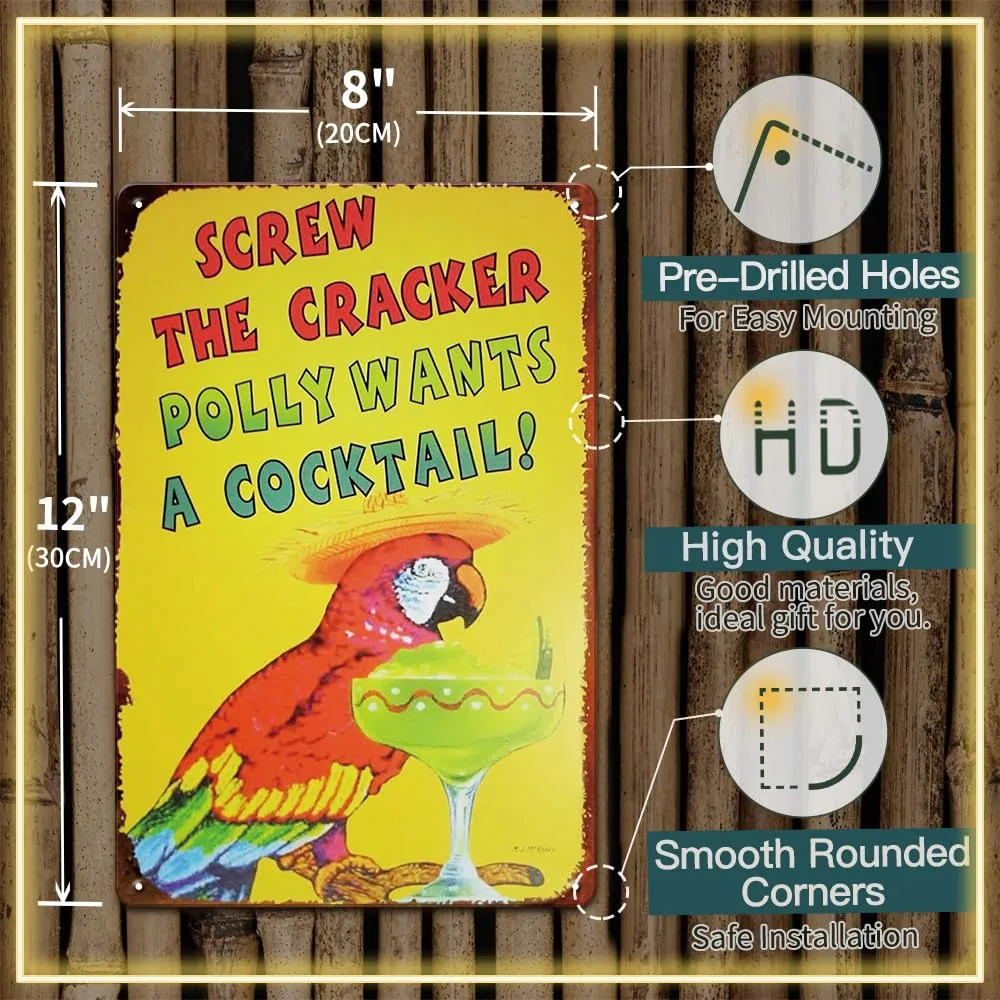 tiki-bar-decor-tiki-bar-signs-screw-the-cracker-polly-wants-a-cocktail-outdoor-bar-signs-wall-decor-tiki-bar-accessories-12x8-inches-tiki-decorations-welcome-sign-pool-signs-and-decor-outdoor-pool