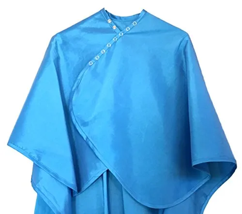 jnxcel-premium-quality-water-repellent-nylon-polyester-fabric-hair-salon-barber-hair-cutting-shampoo-cape-with-snap-closure-sky-blue
