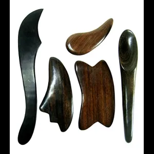 NareeGreen 5-Piece Gua Sha Set