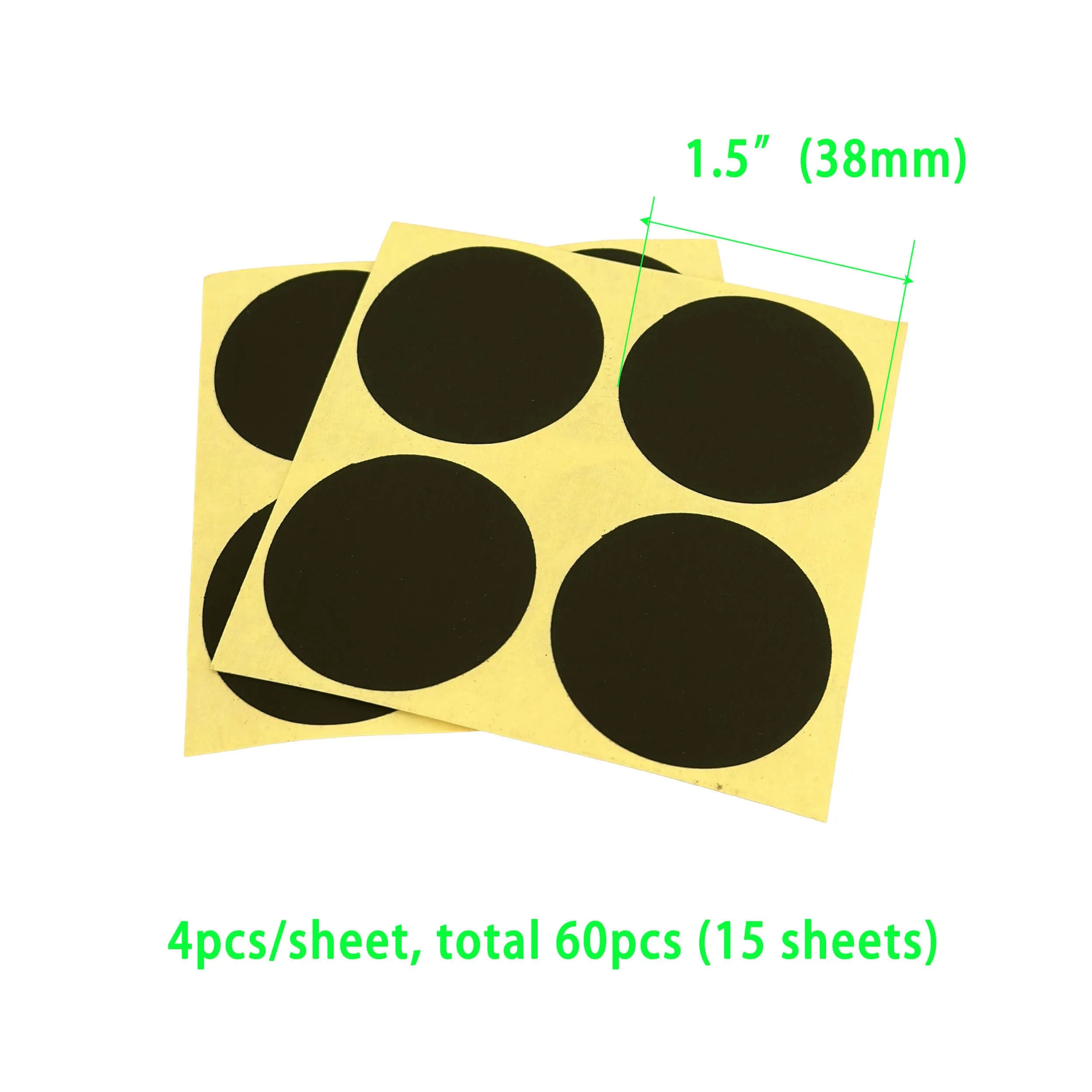 jhzabpo-1-5-safety-matches-sticker-black-circle-match-strikers-pack-of-60