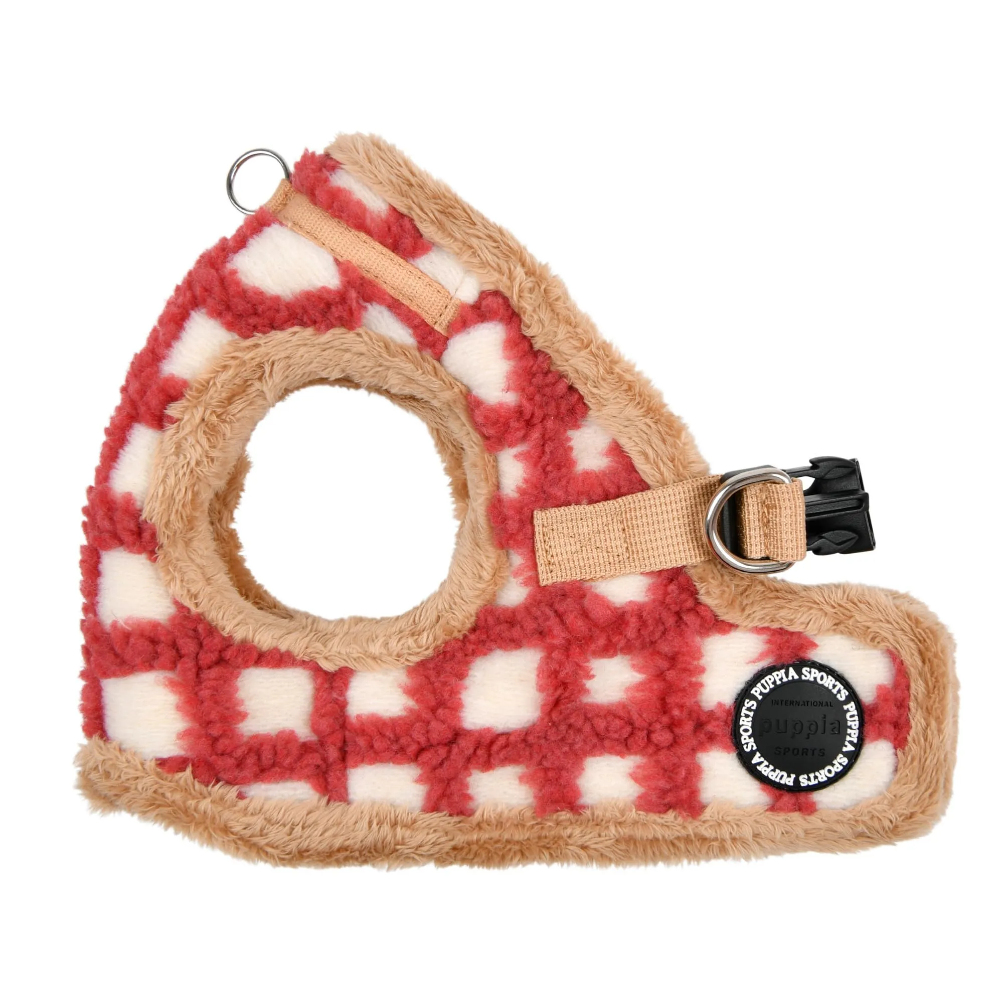 puppia-stefan-vest-dog-harness-step-in-warm-winter-tumbling-waffle-pattern-for-small-and-medium-dog-coral-large