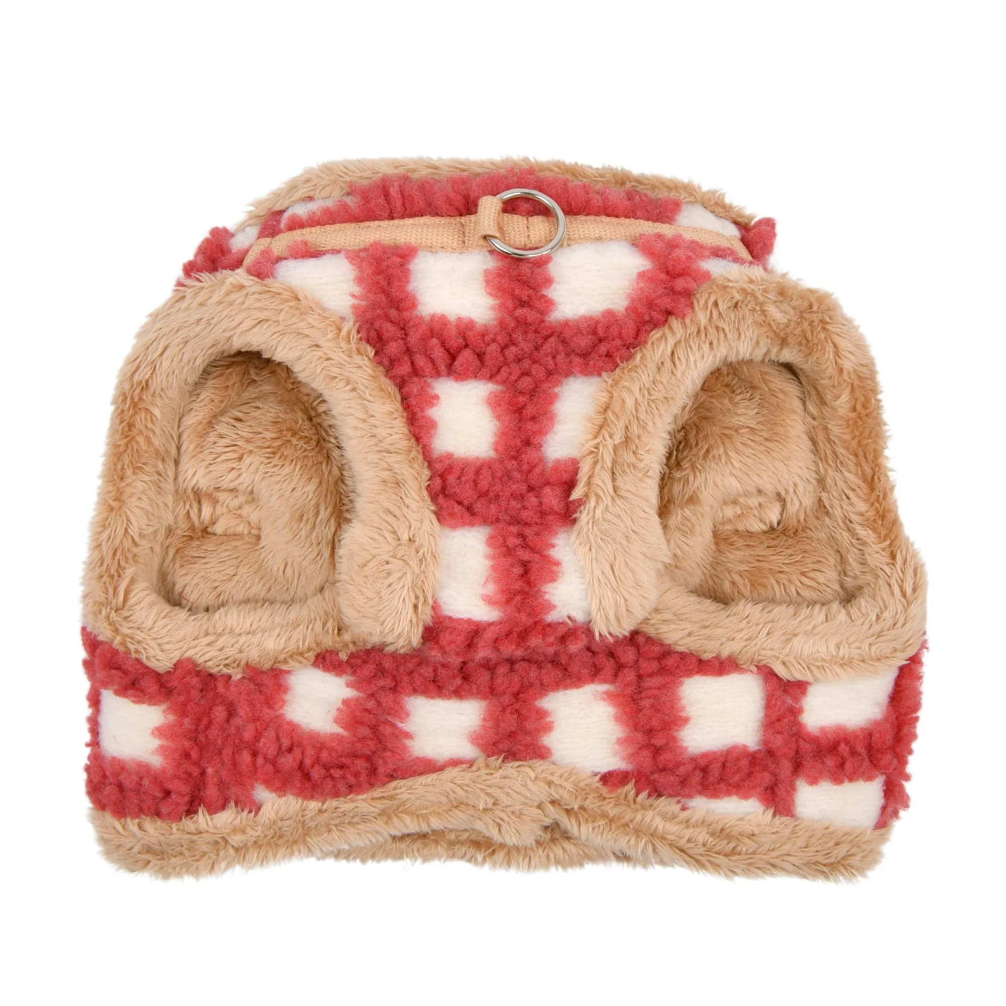 puppia-stefan-vest-dog-harness-step-in-warm-winter-tumbling-waffle-pattern-for-small-and-medium-dog-coral-large